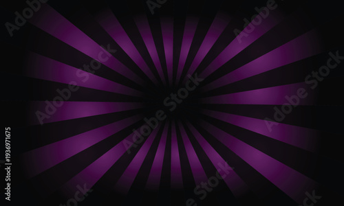 An enigmatic purple and black radial burst pattern radiates from the center with dynamic energy