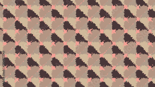 Seamless red knitted fabric texture with floral and star ornament pattern for vintage winter textile wallpaper design