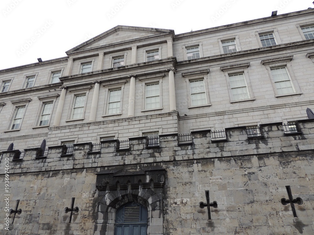 Fototapeta premium Facade of a building - Dublin Castle - Ireland