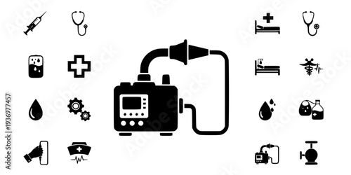 Medical Suction Machine Aspirator Icon