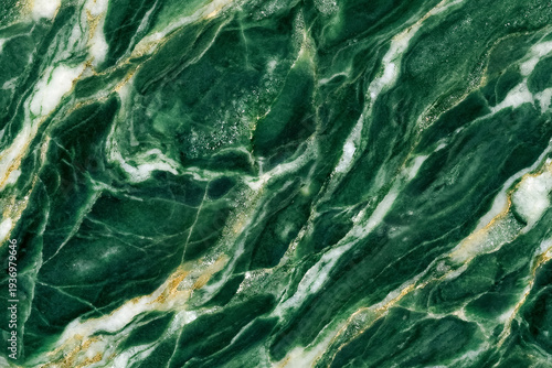 Emerald Green Marble Texture Background. Natural Stone Surface 