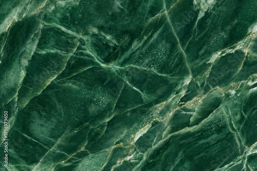 Emerald Green Marble Texture Background. Natural Stone Surface 