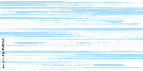 Vector stripes pattern. Seamless blue and white brush stroke background. Striped print with distress texture. Painted ornament for kids. Childish design