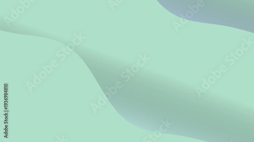 Soft Focus Green Wavy Surface Blurred.