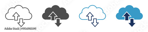 cloud multi purpose icon set