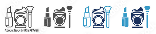 cosmetics multi purpose icon set