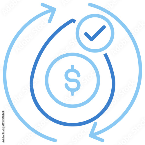 Liquidity Dual Tone Outline Icon