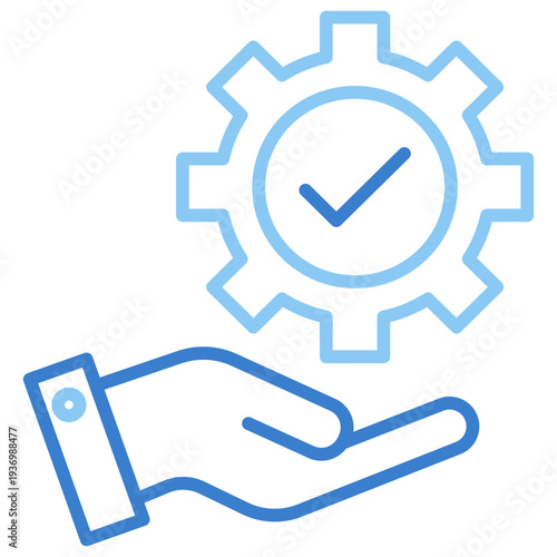 Dedication Dual Tone Outline Icon