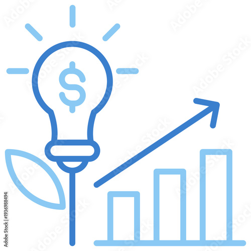 Investment Dual Tone Outline Icon