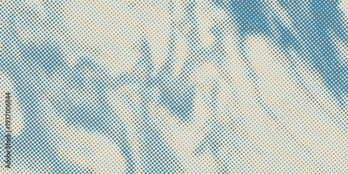 retro sky pattern on old paper background. raster vintage clouds