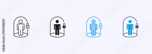 Isolation Icon Set Multistyle Various Collection Element For Design