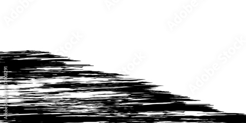 Grunge tire tracks, wheel braking marks. Truck, car or motorcycle tread pattern silhouettes. Auto race, motorsport, speed racing design element. Vector illustration