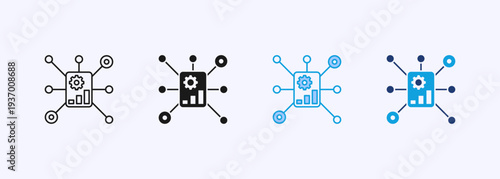 Framework Icon Set Multistyle Various Collection Element For Design