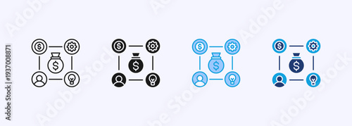 Resources Icon Set Multistyle Various Collection Element For Design