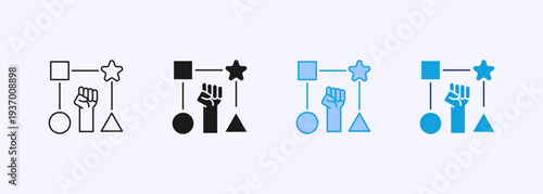 Capability Icon Set Multistyle Various Collection Element For Design