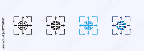 Expansion Icon Set Multistyle Various Collection Element For Design