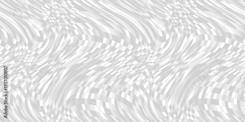 波打つ幾何学の抽象柄背景