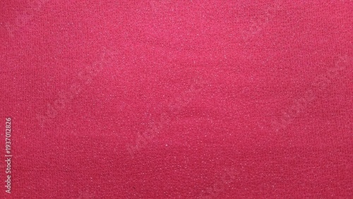 Obraz na płótnie ​Red fabric texture background, bright pink magenta textile surface closeup