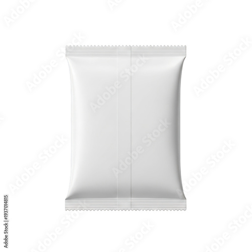 A white rectangular pillow case with a smooth texture and a simple design isolated on transparent background