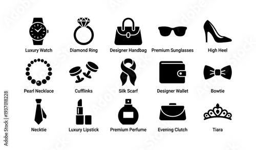 Luxury accessories collection featuring jewelry, watches, and fashion essentials