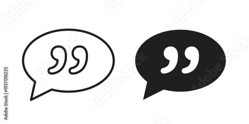 Testimonial icon vector illustrations. vector glyph flat icons