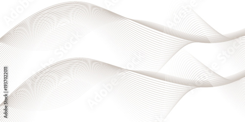 Abstract background wave lines flowing smooth curve shape mesh technology futuristic concept