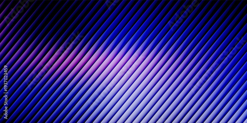 Futuristic neon texture with vibrant shades of blue green gradients and bright smooth fluted vertical lines. Bold dynamic design blending smooth tones and radiant colors for modern visual art project