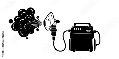 Nebulizer Machine Respiratory Therapy Icon
