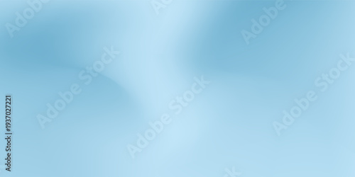 Blue Background Studio with Gradient White Light on Podium stage for Product Display Present,Empty Backdrop wall texture with abstract sun light on floor concrete in pastel blue tone color for Winter