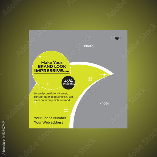 Social media post design