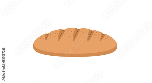 Vector illustration of a loaf of bread