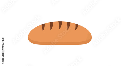 Vector illustration of a loaf of bread