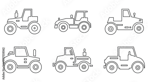 road roller line icon vector, road construction machine symbol outline icon vector art illustration