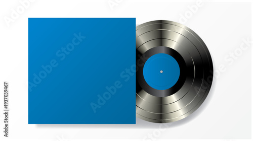 blue LP with blue cover