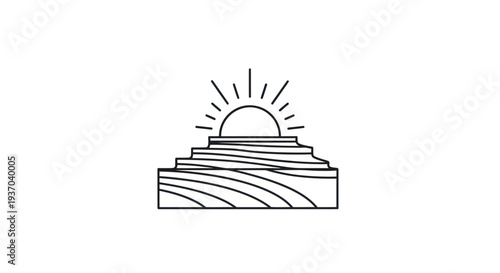 Noodle bowl with chopsticks vector illustration