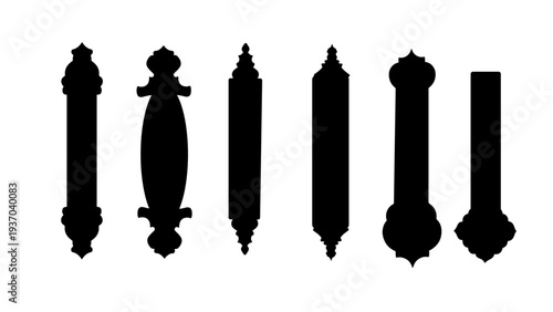 Ramdan pattern isolated PNG transparent background.	