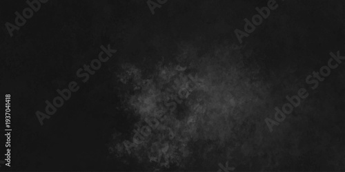 Abstract black gray wall textured background. Empty gray rusty stone or metal surface texture. Dark smoke texture. Black and white grunge wall. Light fog backgrounds. Cloud sky night. Slate surface.