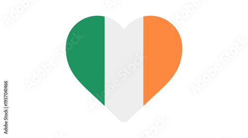Ireland Flag Heart