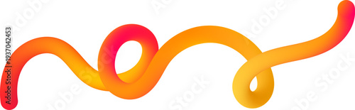 Abstract rainbow gradient lines pattern with flowing wave shapes, vibrant vector color ribbons background design