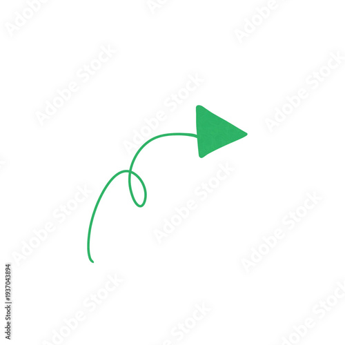 green arrow vector