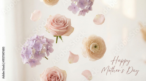 Elegant Mother’s Day Floral Background Animation