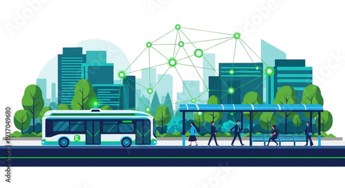 Seamless Urban Mobility in a Digitally Integrated City with Eco-Friendly Smart Bus Transit and Connected Infrastructure