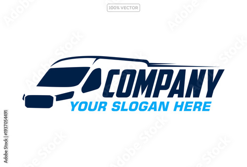  logistics and delivery services company logo design template