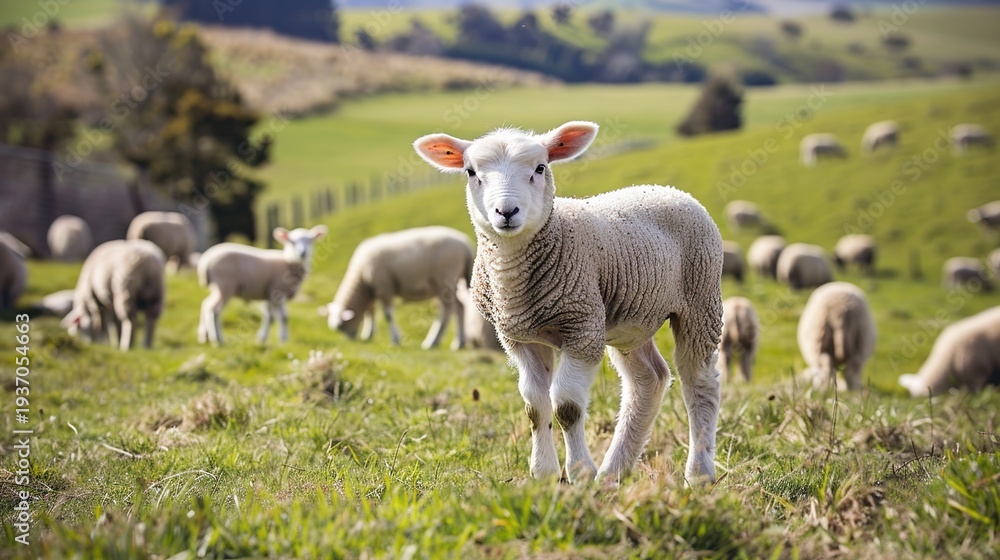 Obraz premium Discover the Premium Taste of New Zealand Lamb – High‑Quality Pasture‑Raised Lamb with Tender Texture and Mild Flavor