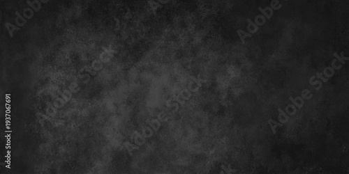 Abstract black gray wall textured background. Empty gray rusty stone or metal surface texture. Dark smoke texture. Black and white grunge wall. Light fog backgrounds. Cloud sky night. Slate surface.