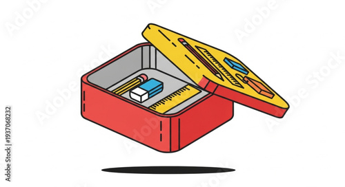 First Aid Kit with Medical Supplies and Bandages.