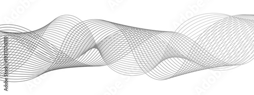 Vector elegant abstract lines that creating a harmonious visual rhythm and evoking a sense of fluid motion. perfect for design projects.