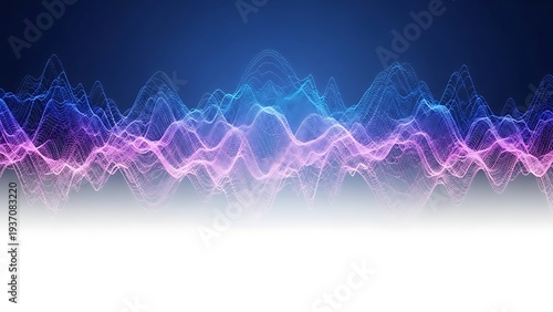 Vibrant Sound Waveform Gradient Background