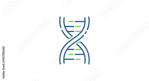 DNA Double Helix Genetic Structure Illustration Representing Biotechnology Medical Research Genetic Engineering Science Innovation And Molecular Biology Concept Clean Modern Vector Design Suitable For