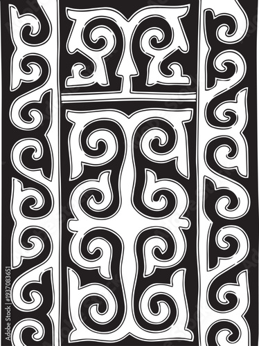 Traditional Kazakh national ornament